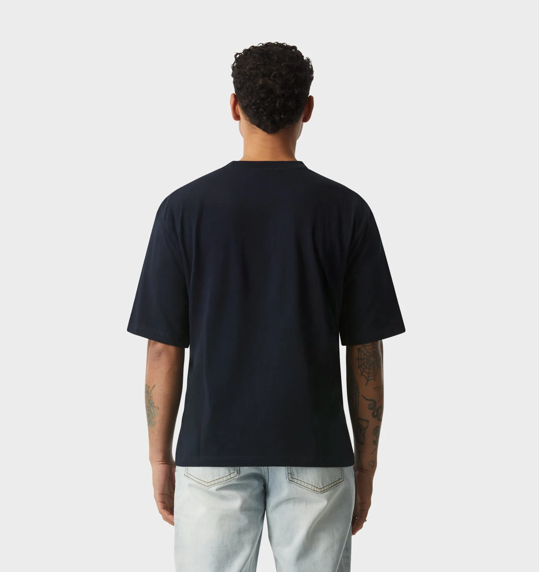 Isaac Cotton Tee - Midnight Navy sold by I Love Ugly product image thumbnail 4