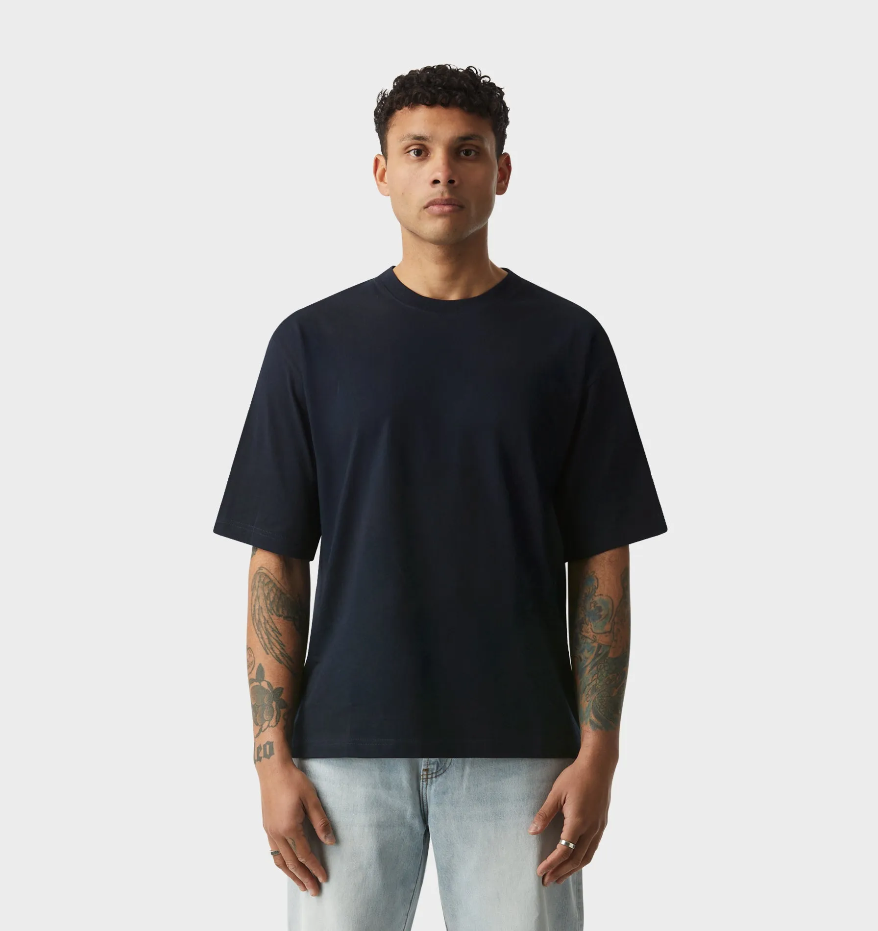 Isaac Cotton Tee - Midnight Navy sold by I Love Ugly
