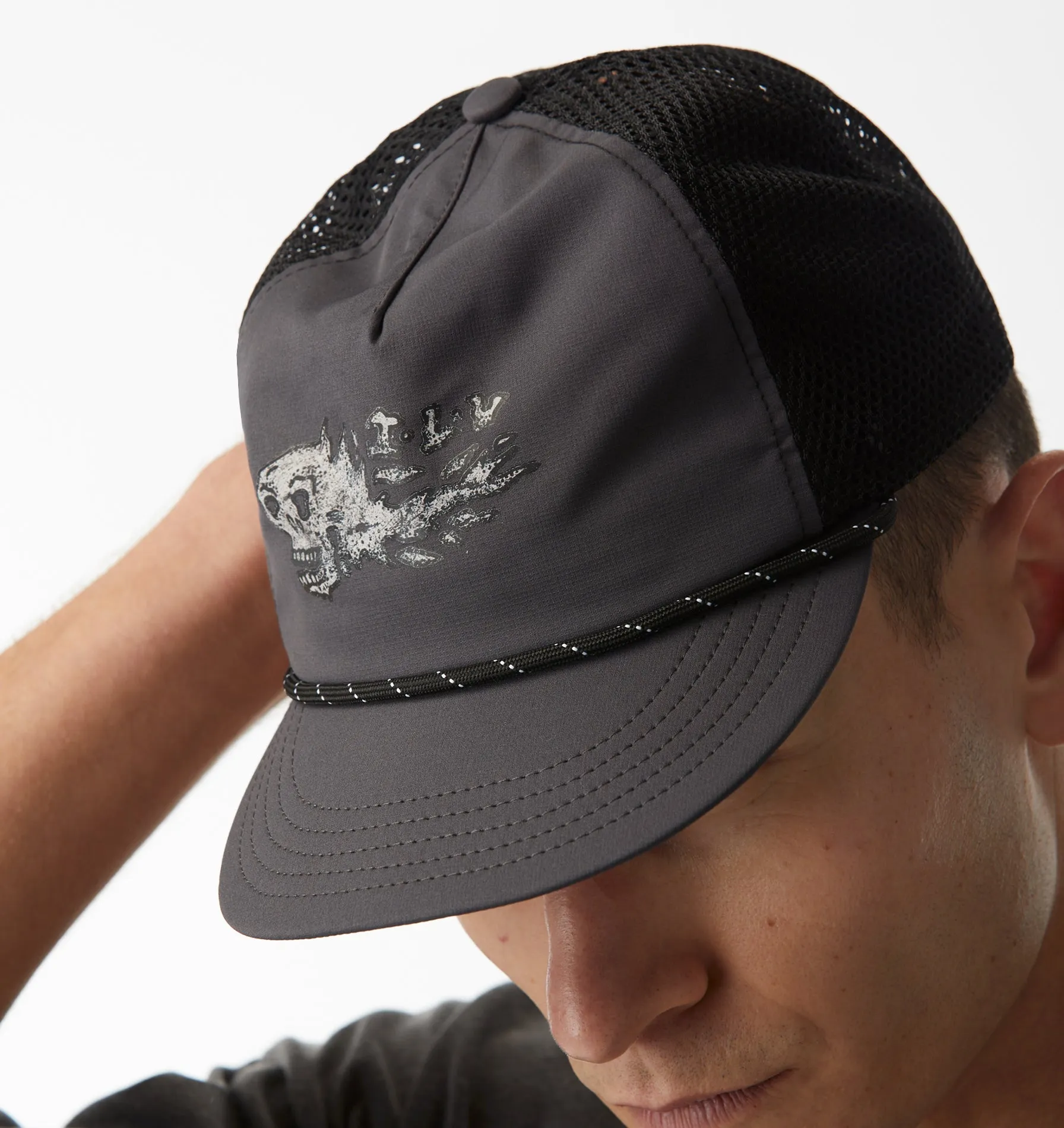 RebelYuth X ILU Active Mesh Cap - Charcoal sold by I Love Ugly product image thumbnail 3