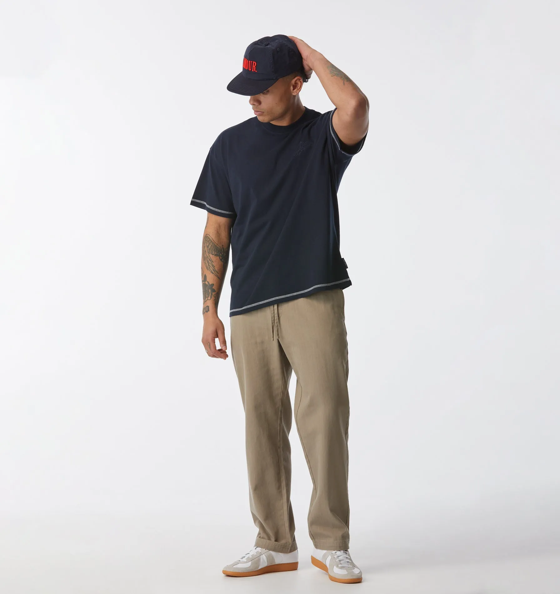 Herringbone Cooper Pant - Taupe sold by I Love Ugly product image thumbnail 2