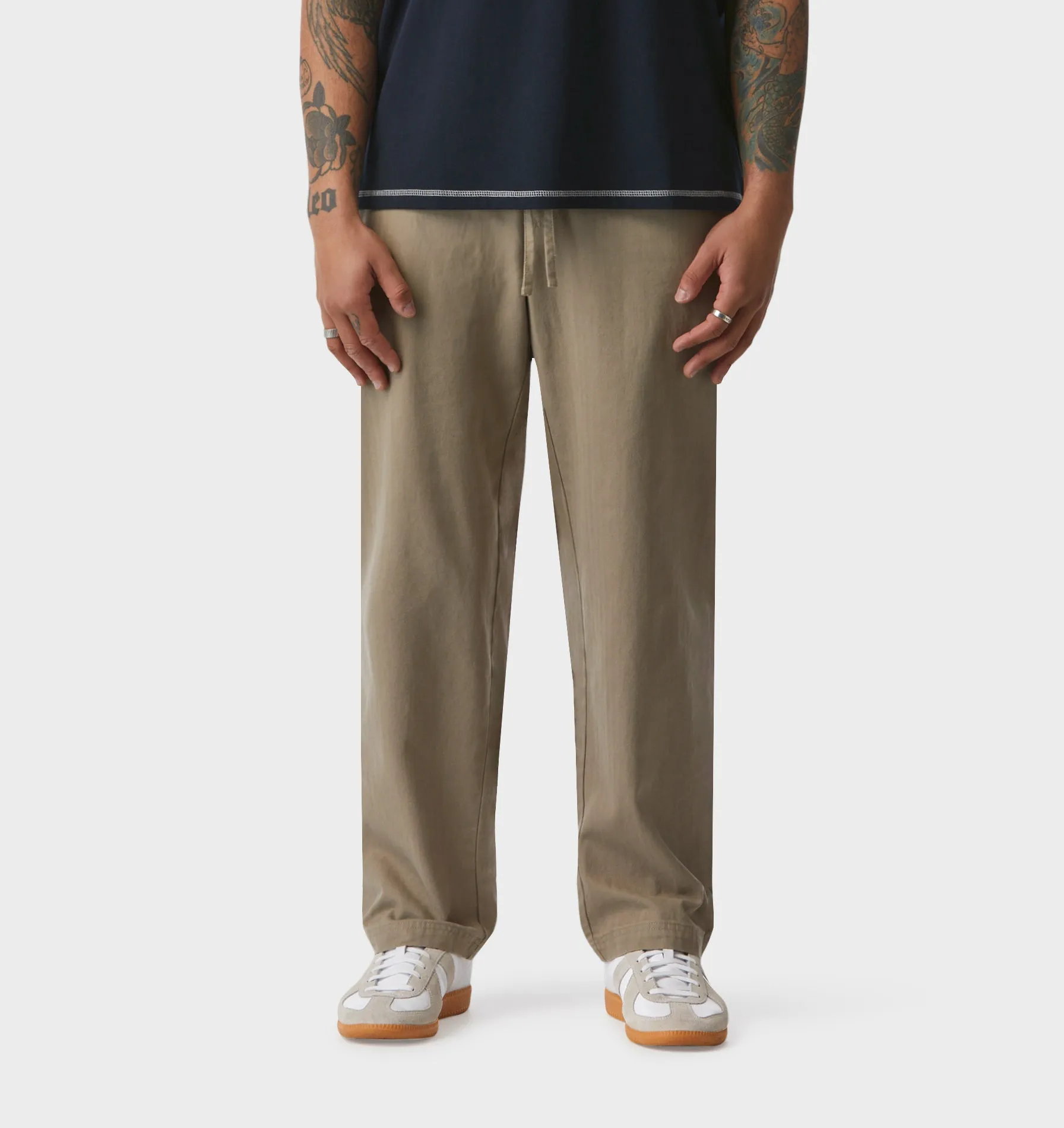 Herringbone Cooper Pant - Taupe sold by I Love Ugly