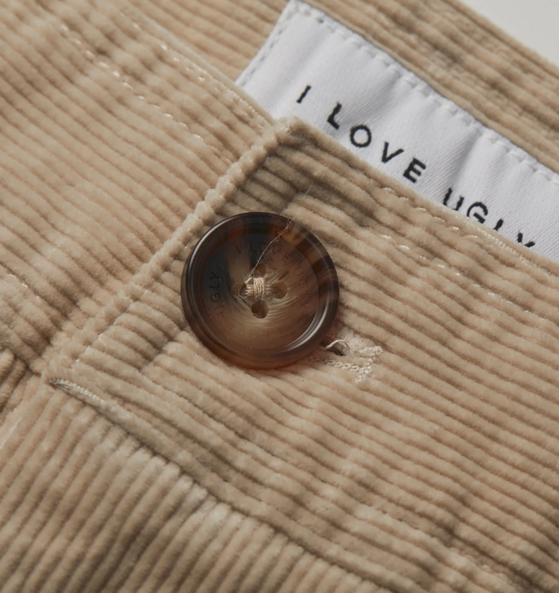 Cord Kobe Pant - Sand sold by I Love Ugly product image thumbnail 2