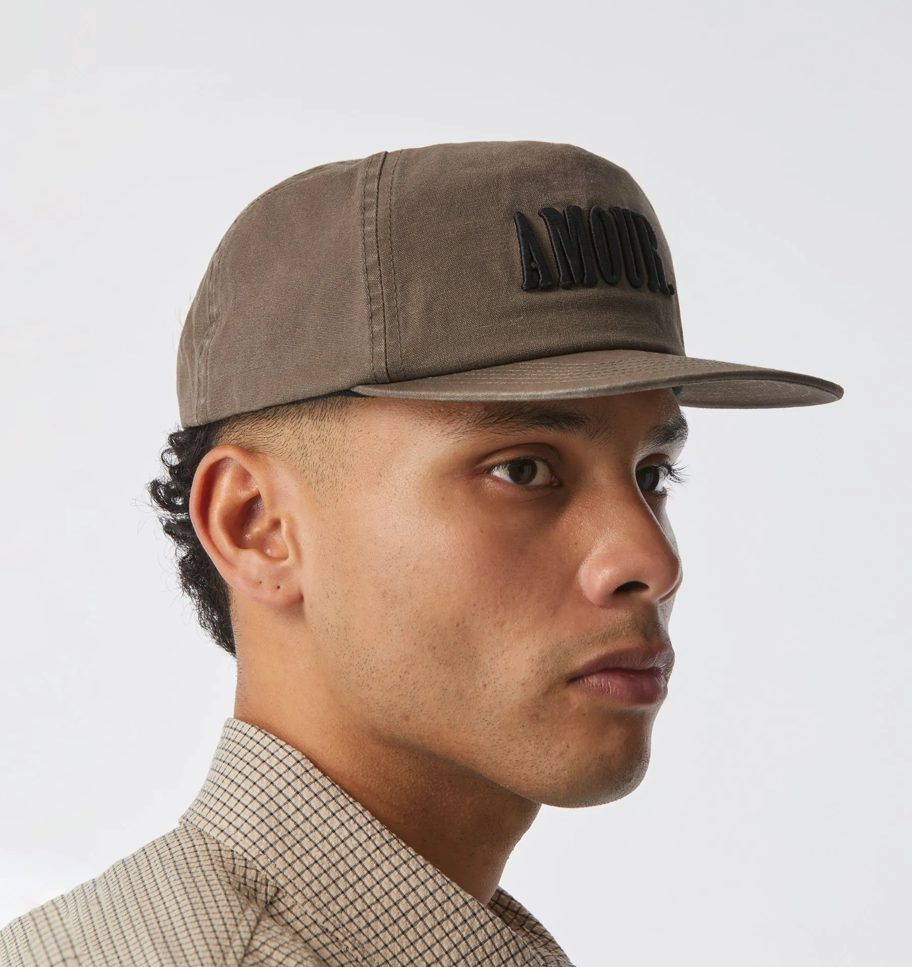Amour Ryder Cap - Washed Olive/Black sold by I Love Ugly product image thumbnail 2