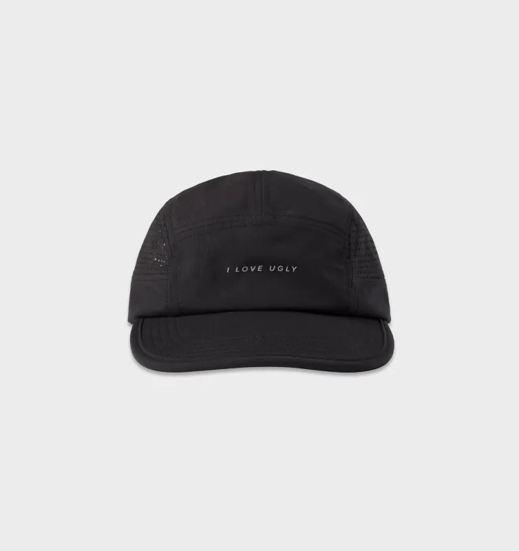 Active 5 Panel Cap - Black sold by I Love Ugly