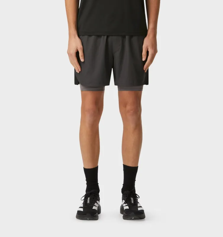 Active 4 Inch Short - Charcoal sold by I Love Ugly