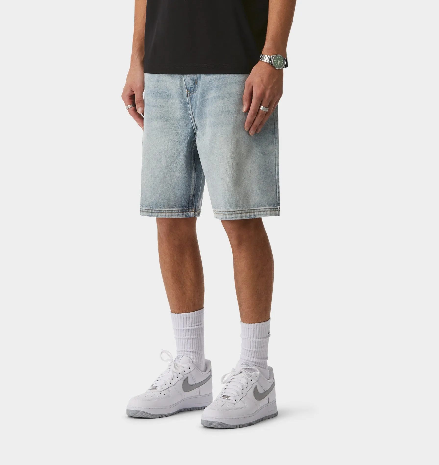 Clean Carpenter Short - Light Vintage Blue sold by I Love Ugly product image thumbnail 4