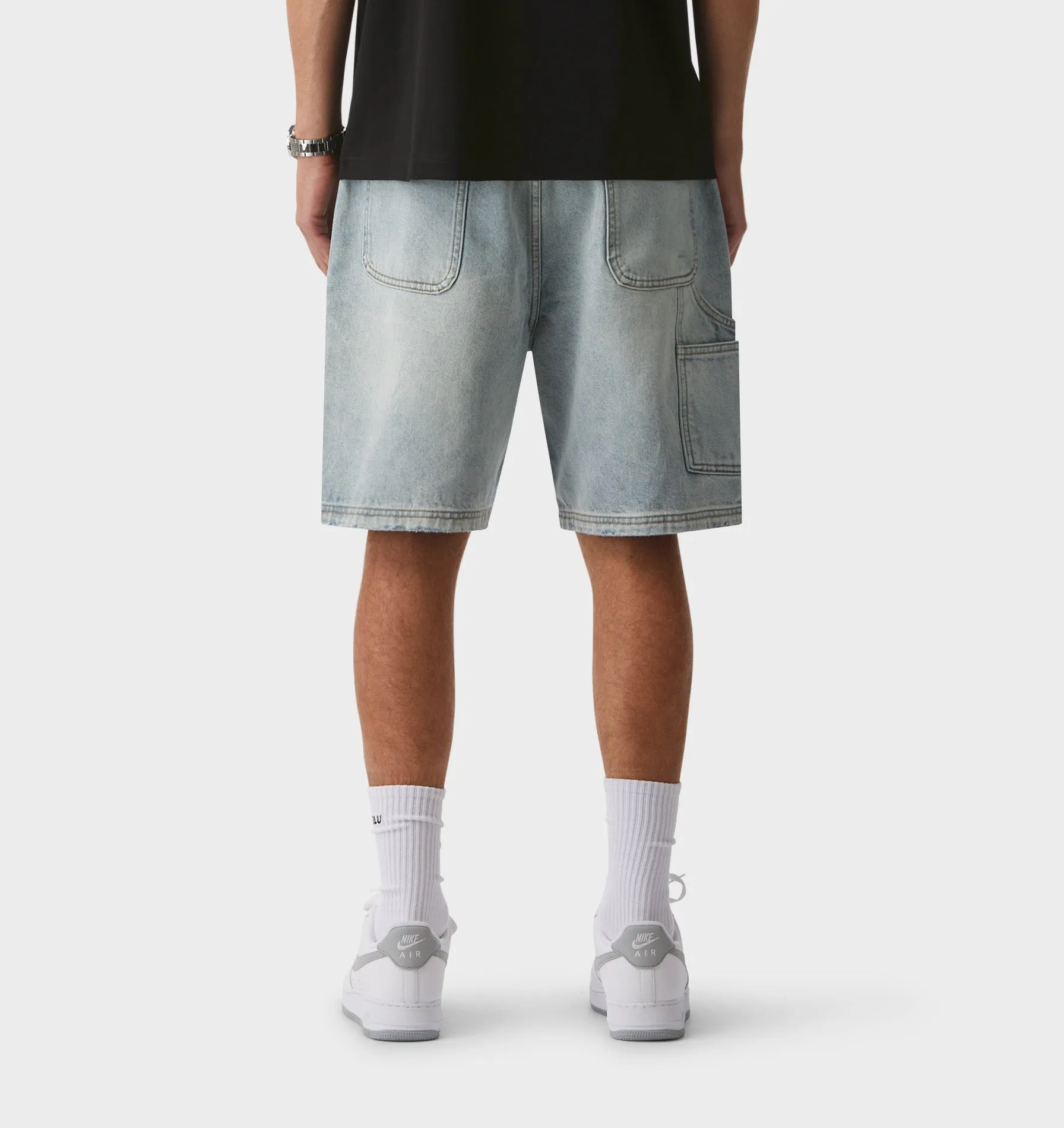 Clean Carpenter Short - Light Vintage Blue sold by I Love Ugly product image thumbnail 5