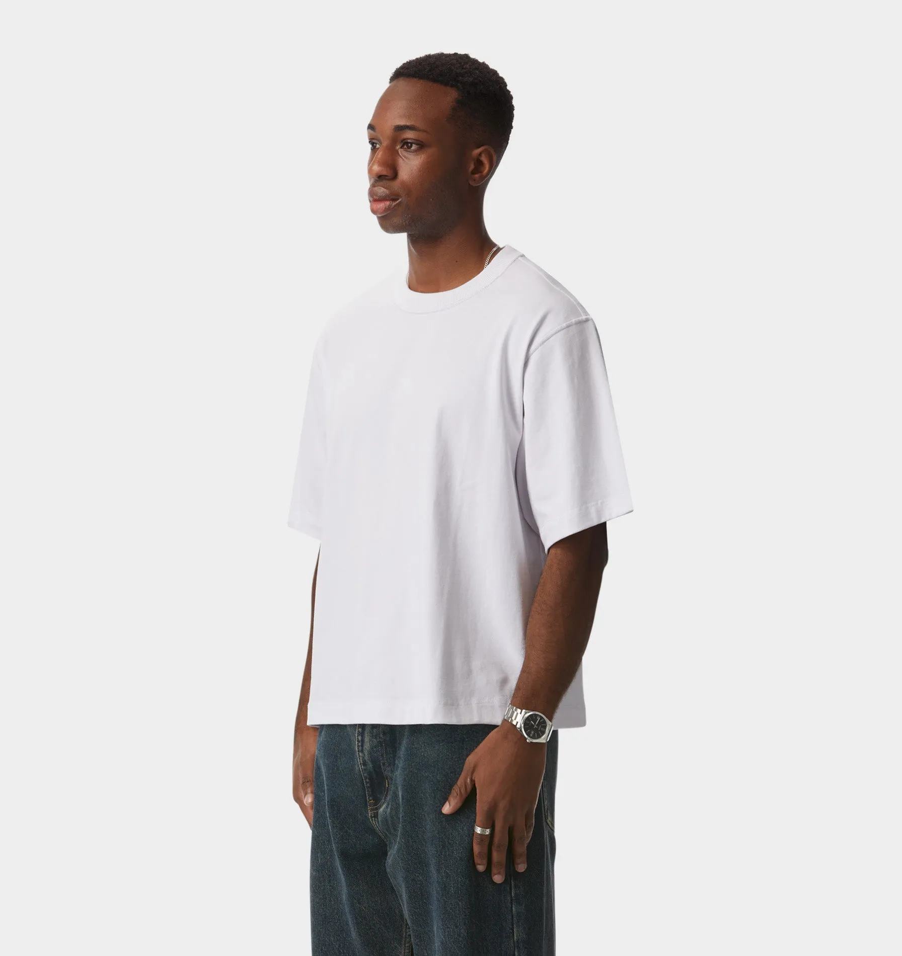 Crop Box Tee - White sold by I Love Ugly product image thumbnail 3