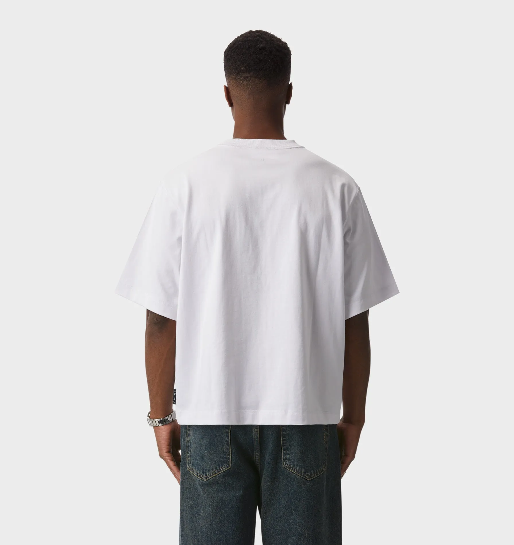 Crop Box Tee - White sold by I Love Ugly product image thumbnail 4