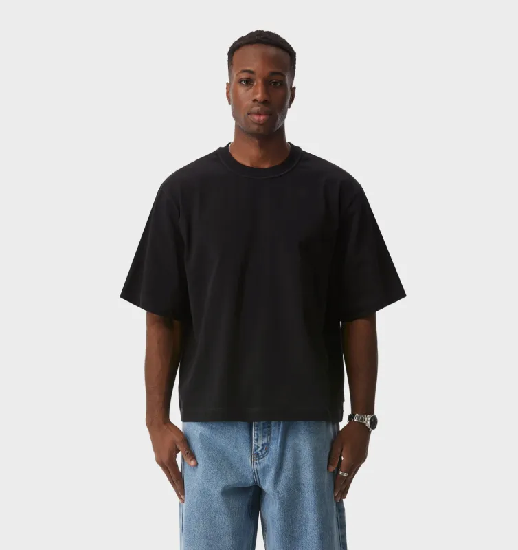 Crop Box Tee - Black sold by I Love Ugly