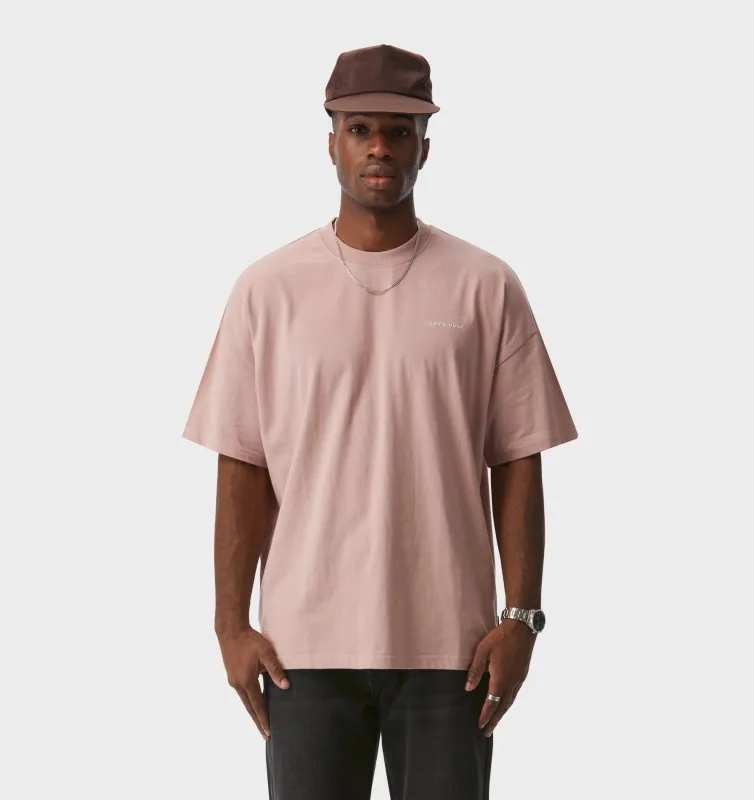 Box Tee - Dusky Pink sold by I Love Ugly