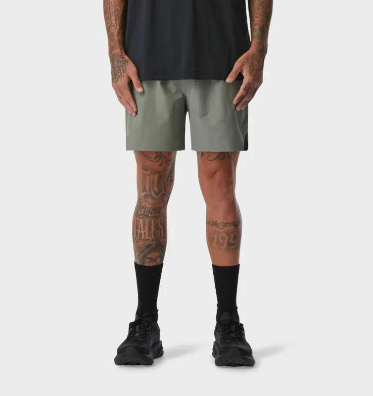 Active 5 Inch Short - Foam Grey sold by I Love Ugly