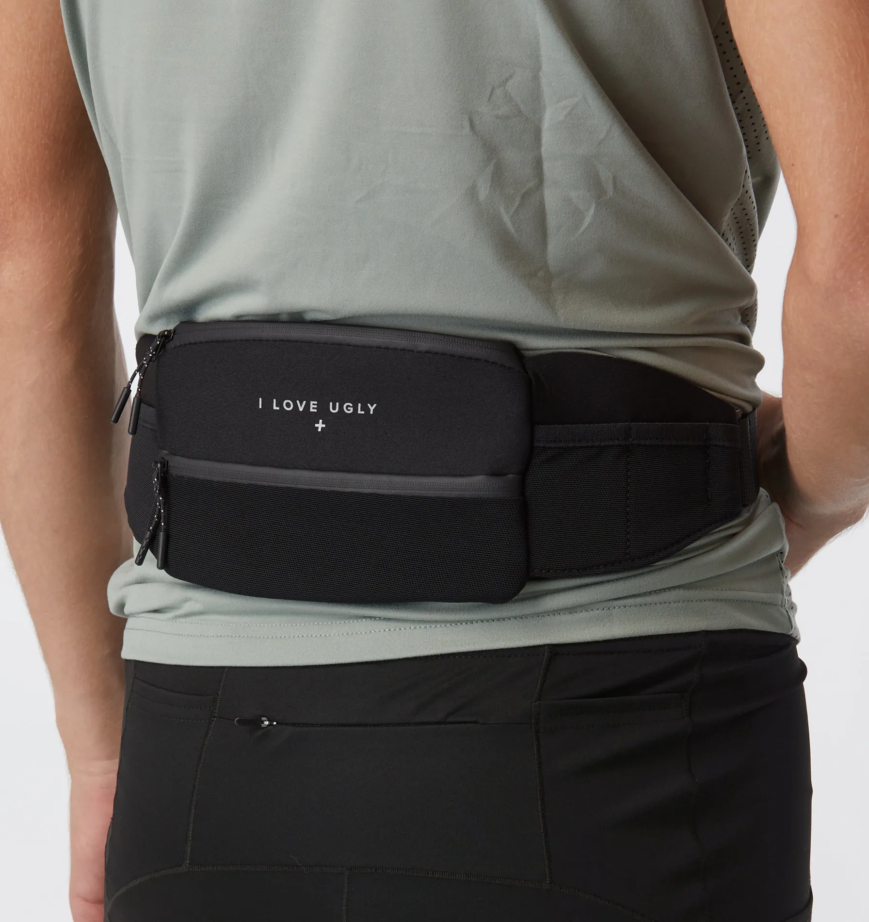 Active Run Belt - Black/Charcoal sold by I Love Ugly product image thumbnail 2