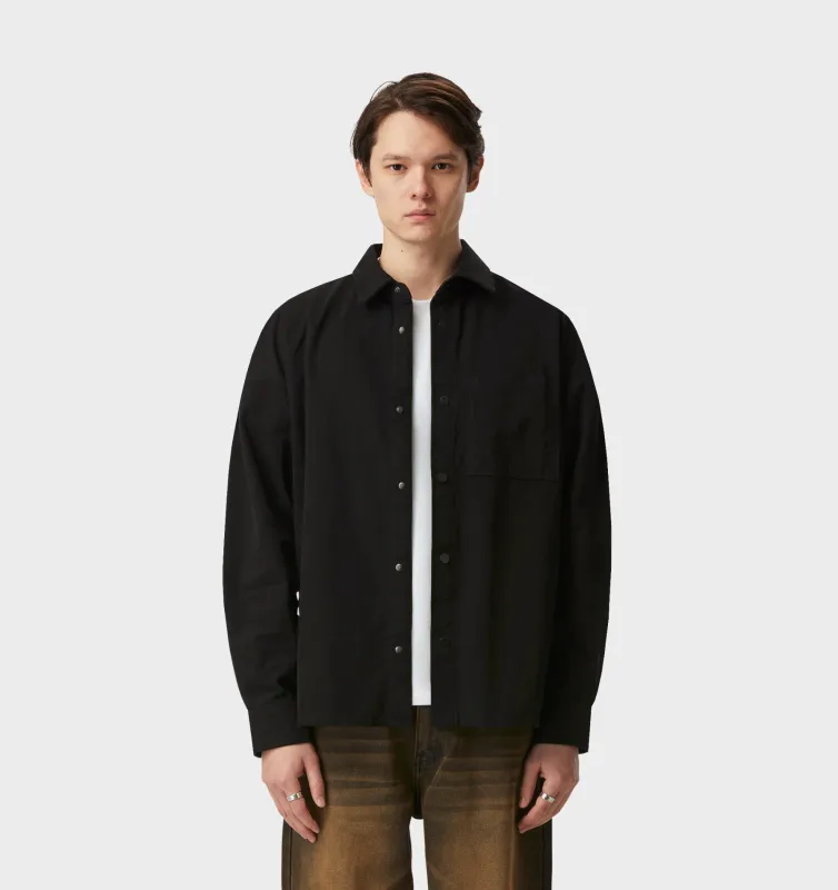 Canvas Overshirt - Vintage Black sold by I Love Ugly