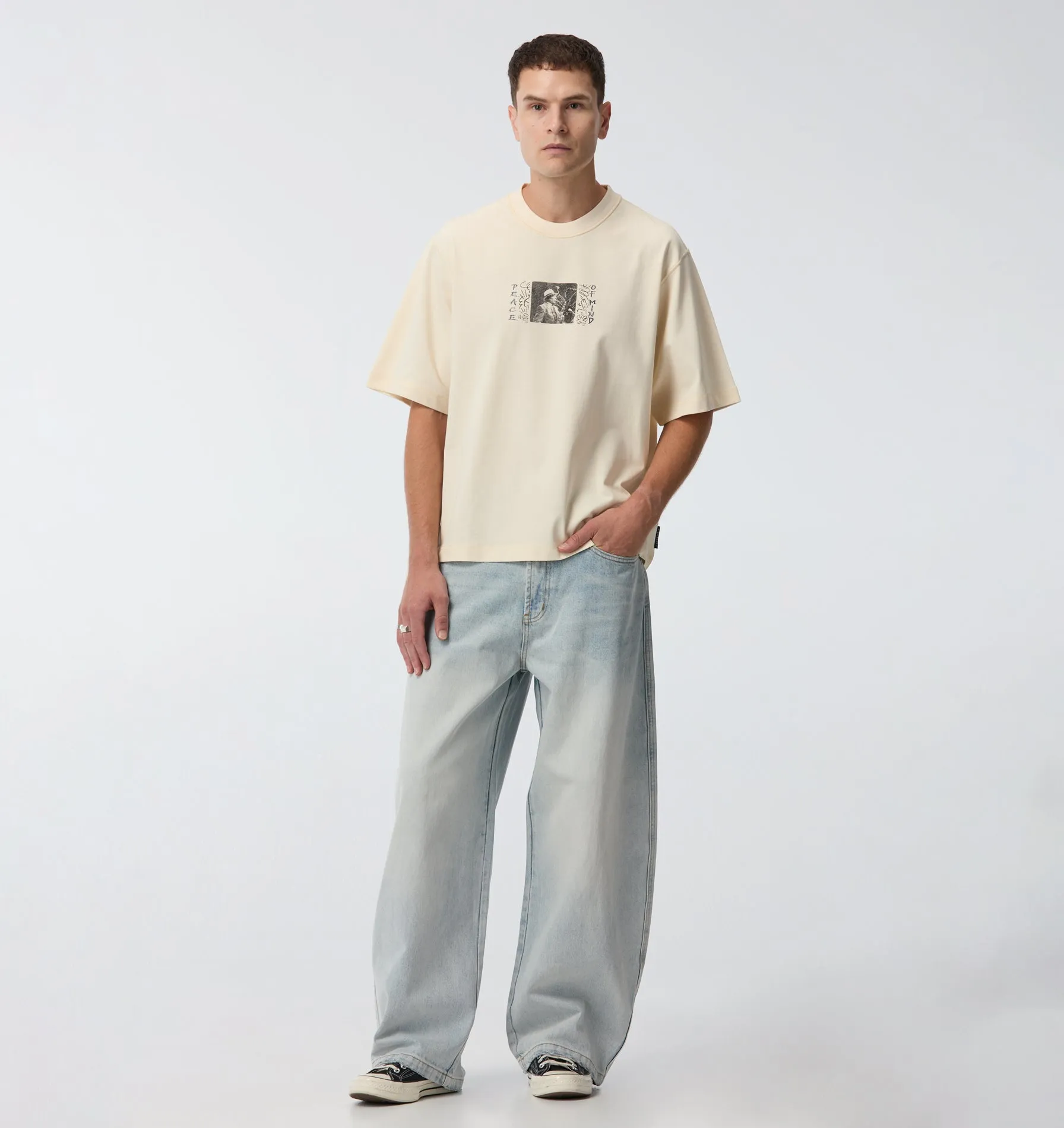 Balloon Denim - Light Vintage Blue sold by I Love Ugly product image thumbnail 2