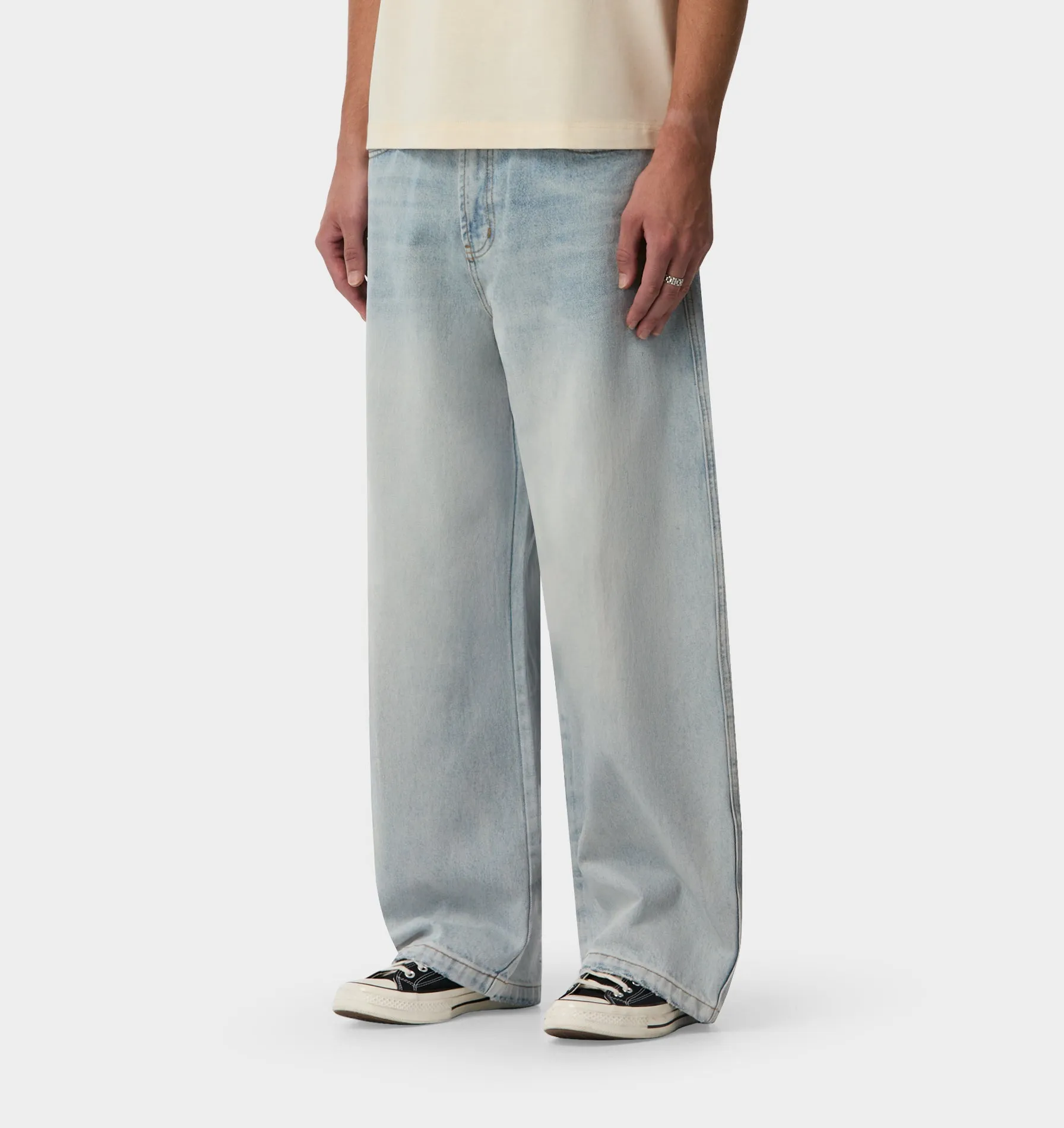 Balloon Denim - Light Vintage Blue sold by I Love Ugly product image thumbnail 3