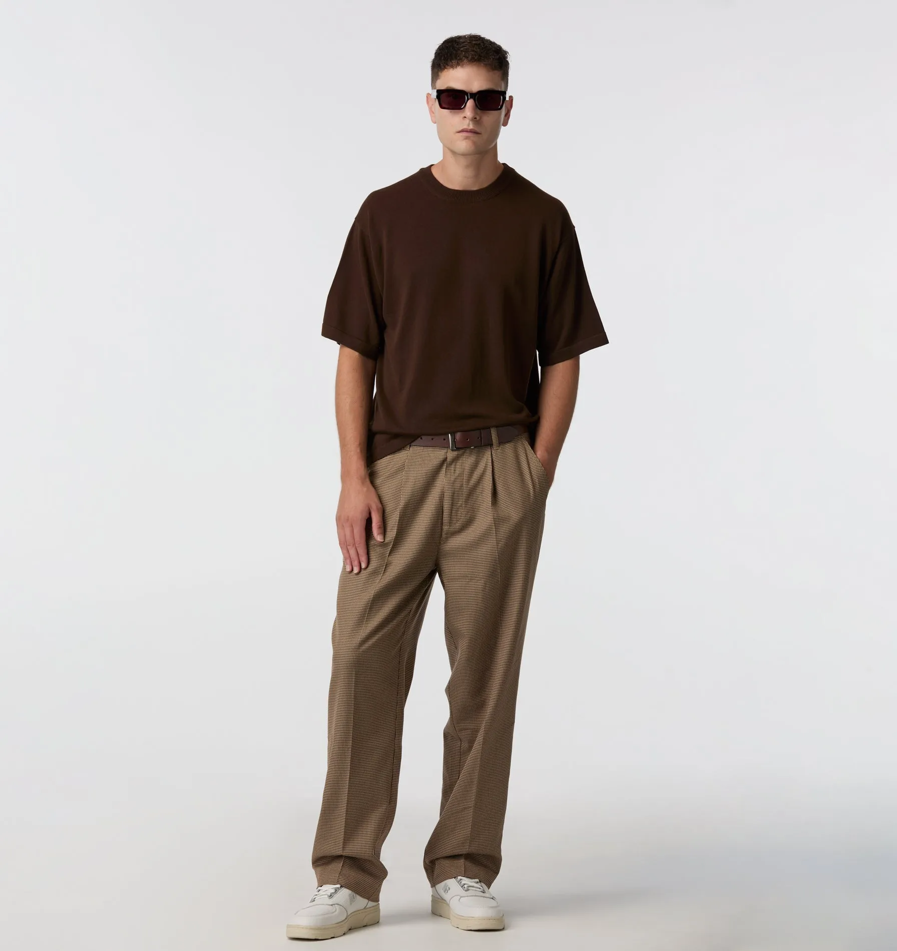 Winston Pant - Beige Houndstooth sold by I Love Ugly product image thumbnail 3