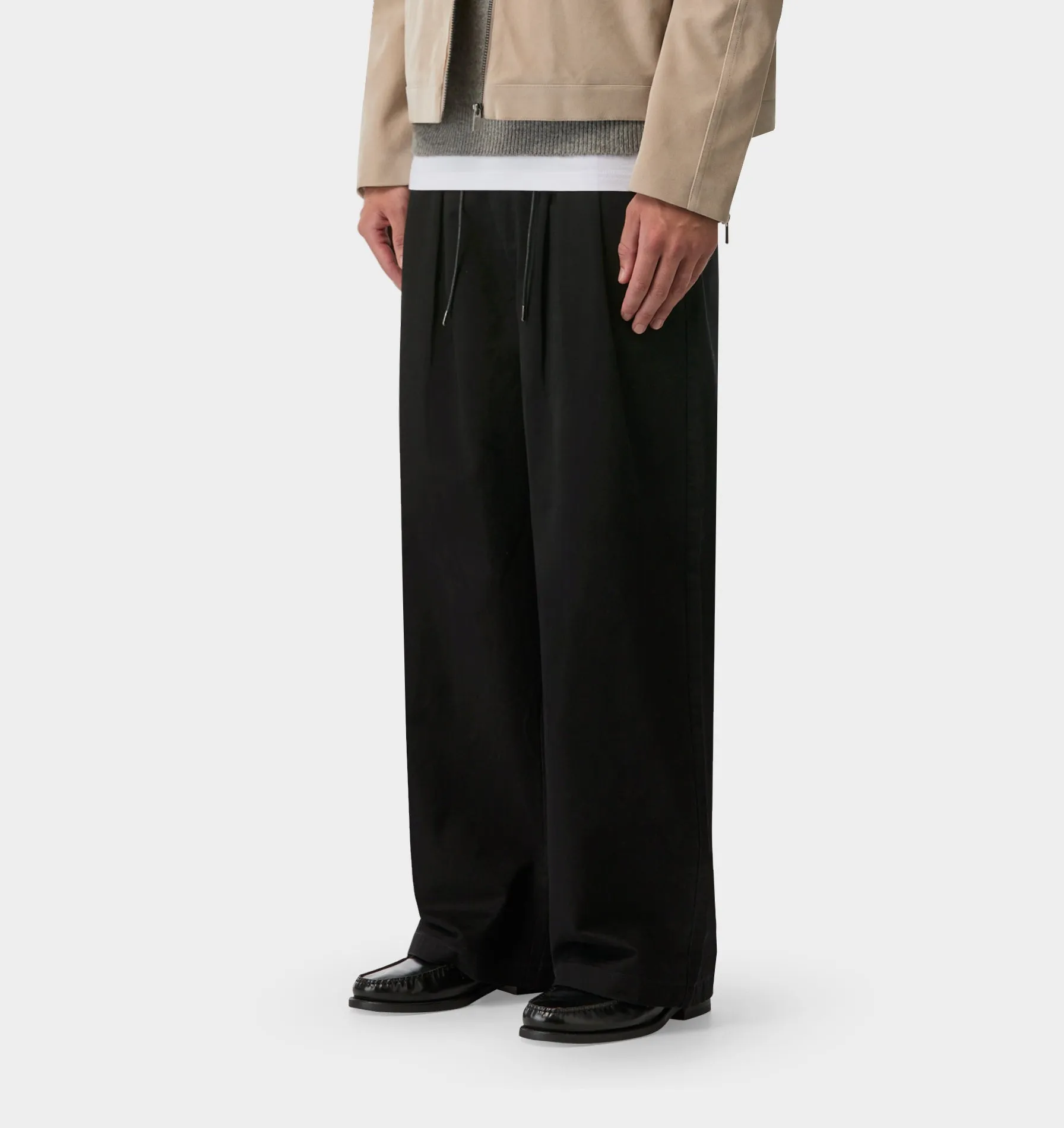 Wide Leg Pleat Pant - Black sold by I Love Ugly product image thumbnail 3