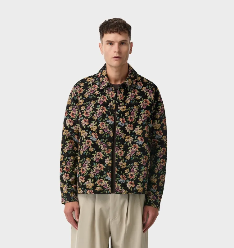 Floral Overshirt - Dark Floral made by I Love Ugly