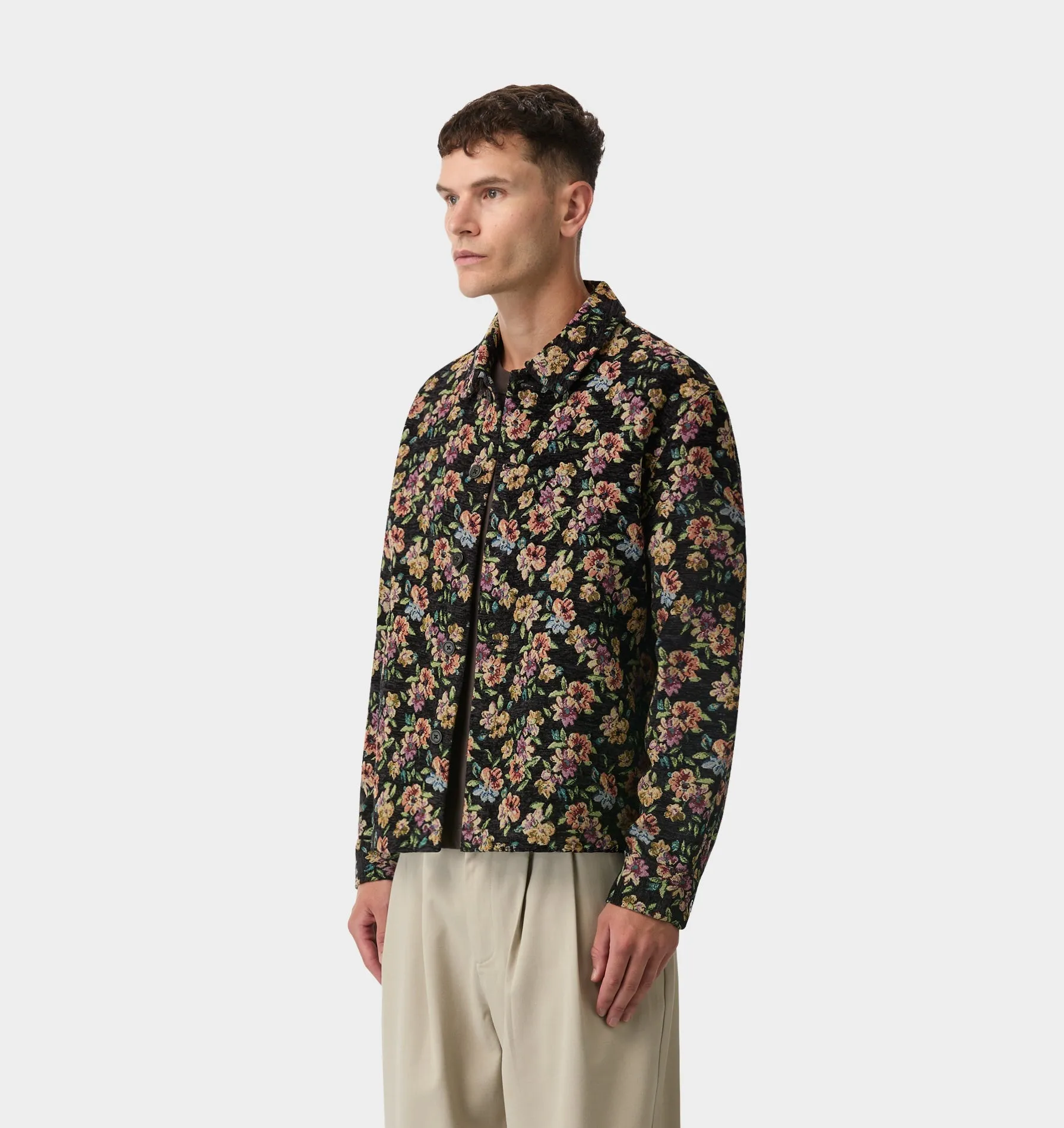 Floral Overshirt - Dark Floral sold by I Love Ugly product image thumbnail 4