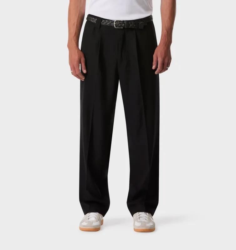 Winston Pant - Black Wool made by I Love Ugly