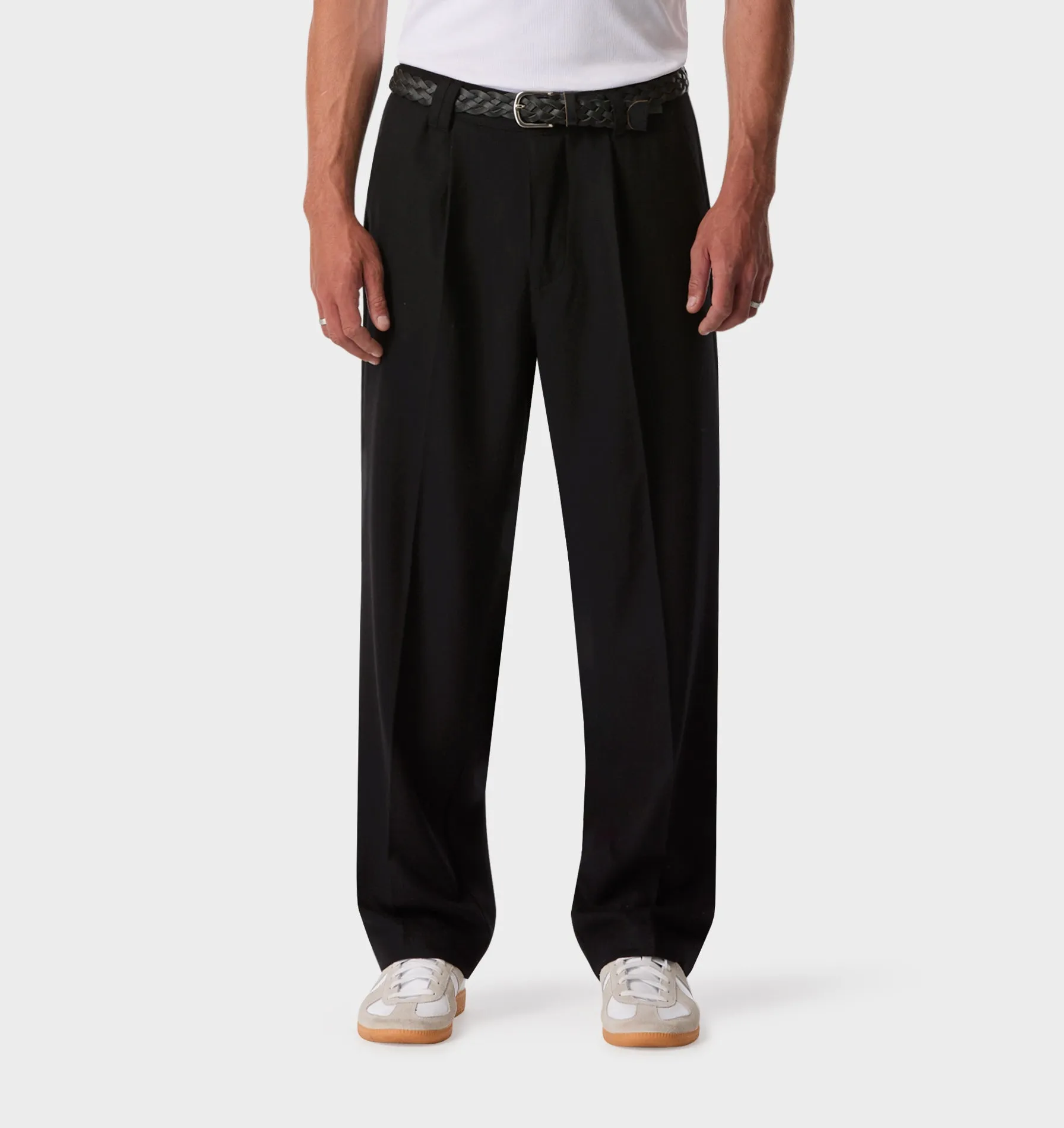 Winston Pant - Black Wool sold by I Love Ugly