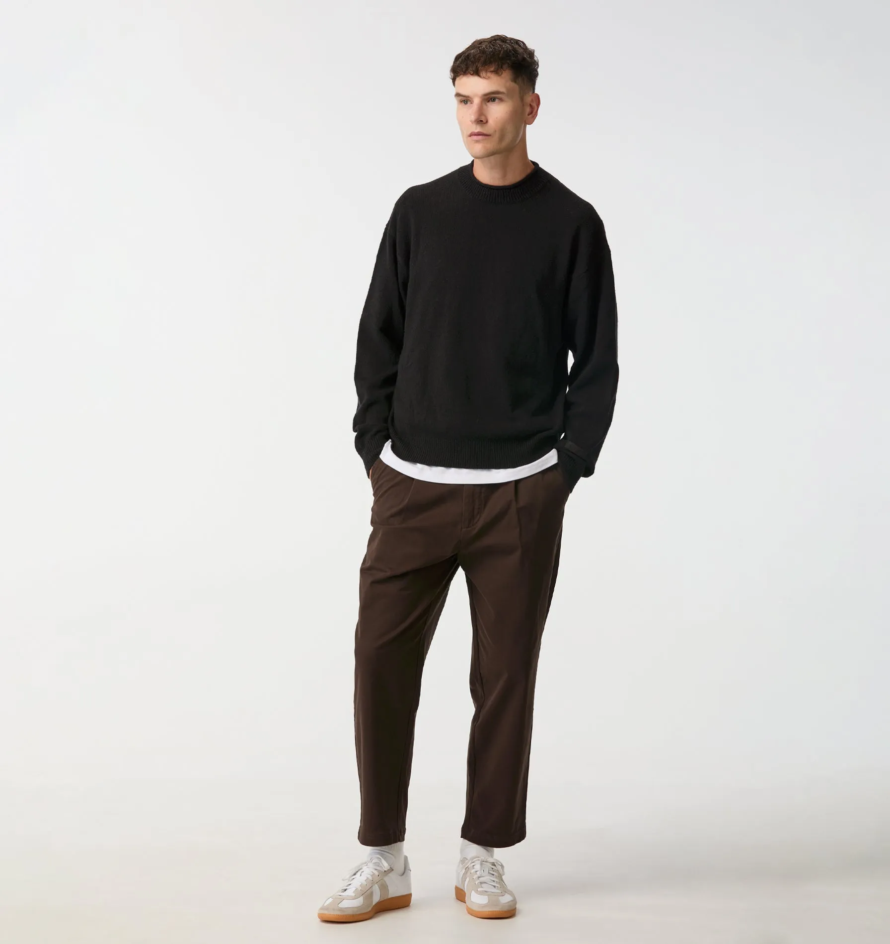 Rolled Neck Knit Sweater - Black sold by I Love Ugly product image thumbnail 3
