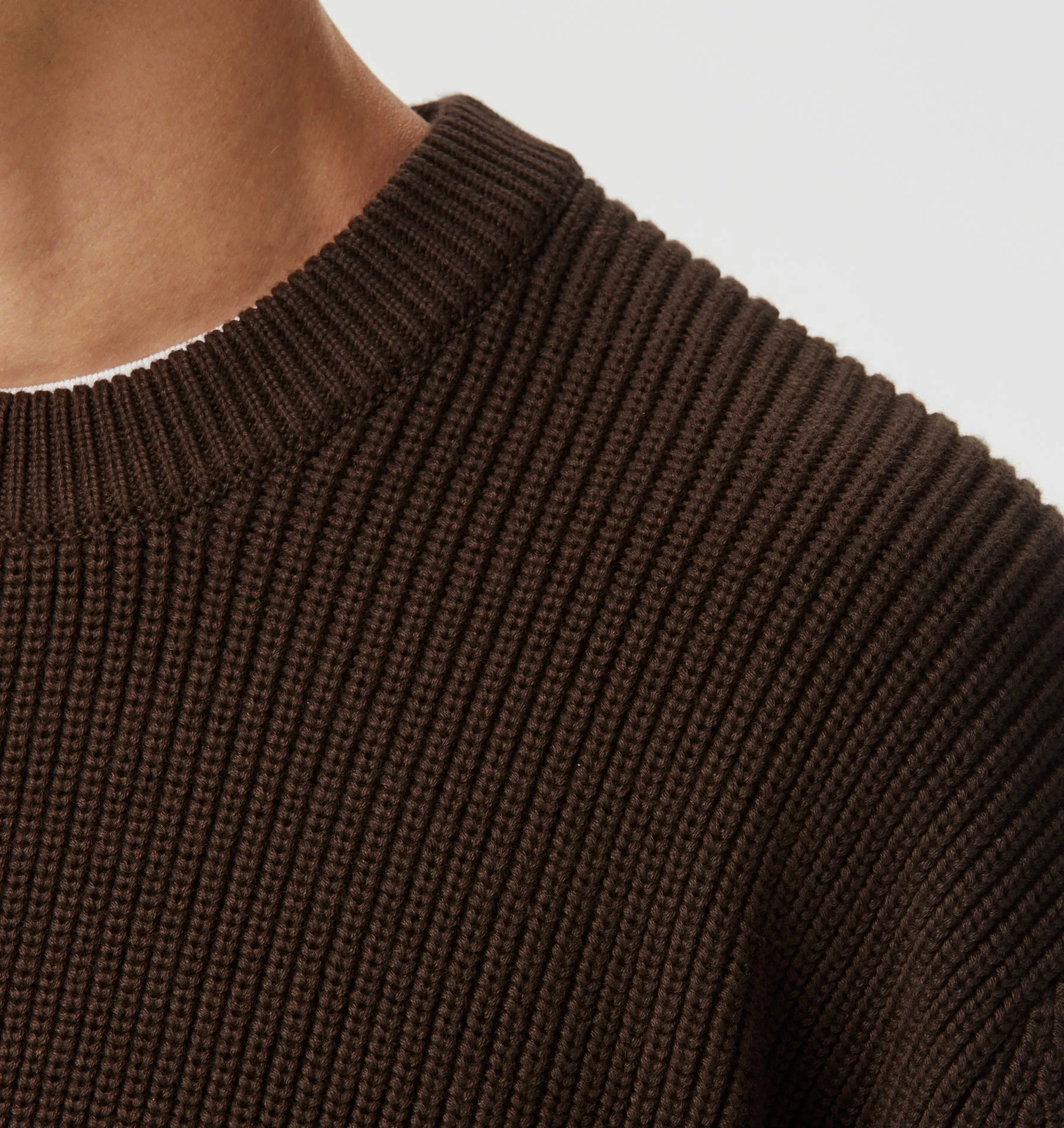 Cropped Knit Sweater - Espresso sold by I Love Ugly product image thumbnail 2
