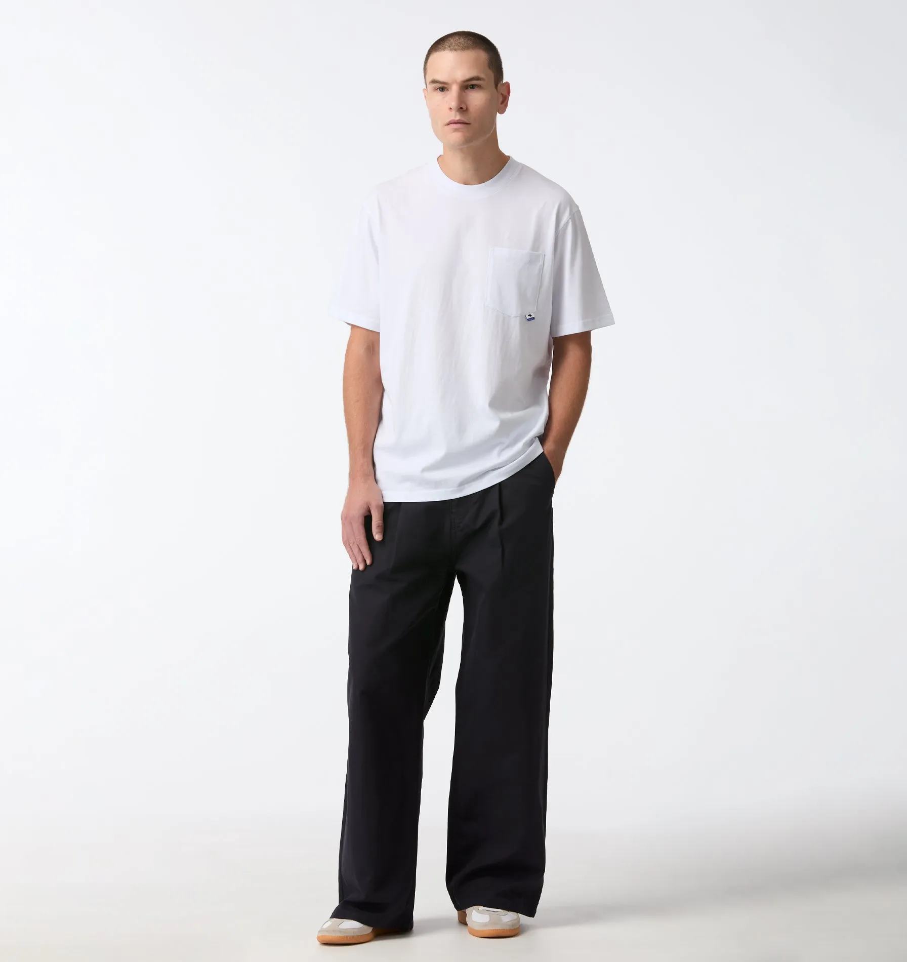 Pleat Canvas Pant - Indigo sold by I Love Ugly product image thumbnail 3