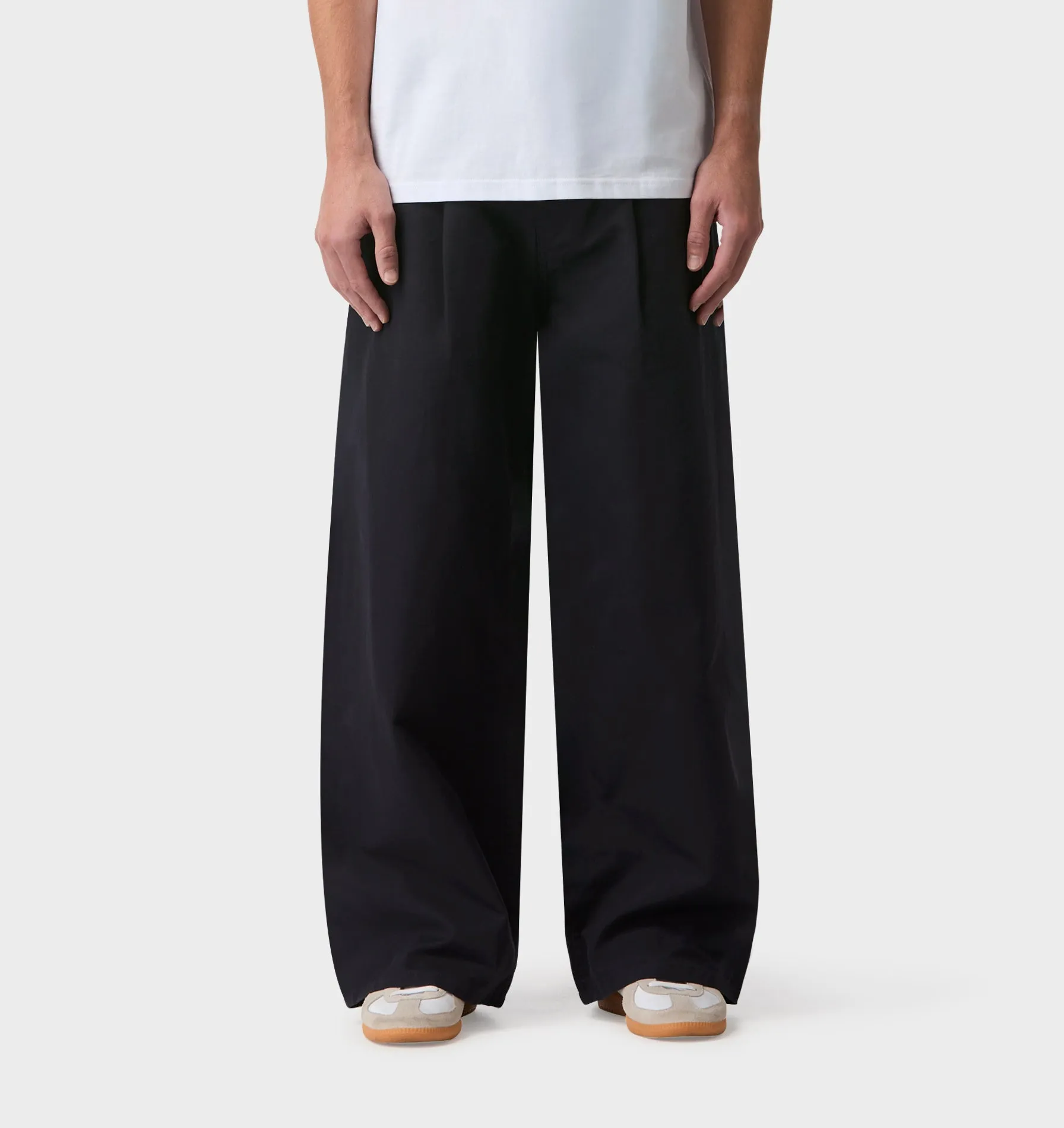 Balloon Pleat Pant - Dark Navy sold by I Love Ugly