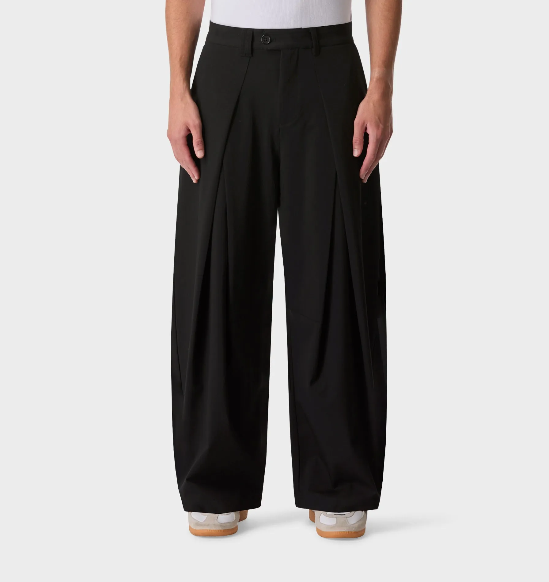 Vermont Pleat Pant - Black sold by I Love Ugly
