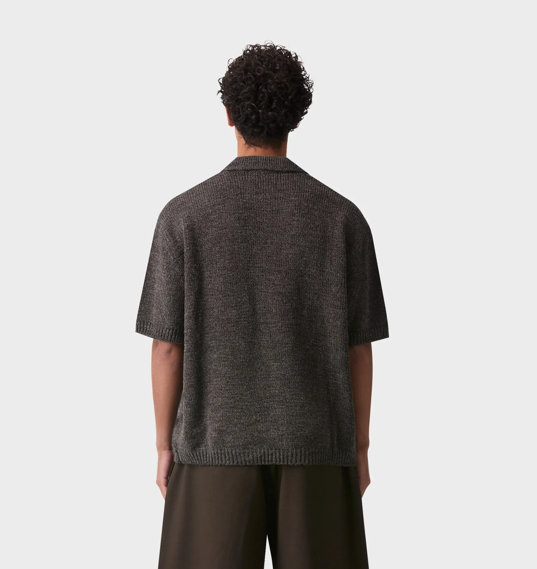 Box Knit Polo - Charcoal sold by I Love Ugly product image thumbnail 5
