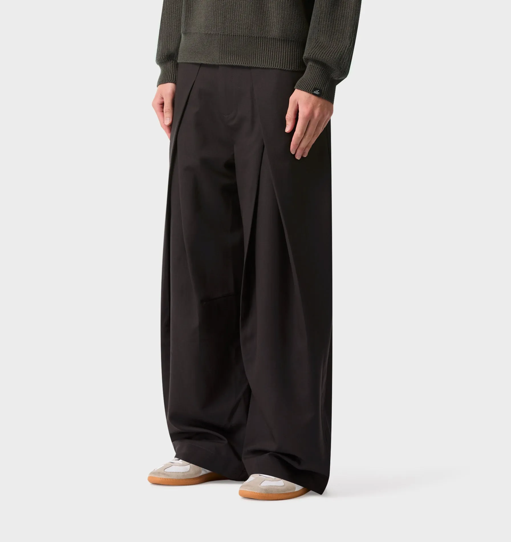 Vermont Pleat Pant - Asphalt sold by I Love Ugly product image thumbnail 4
