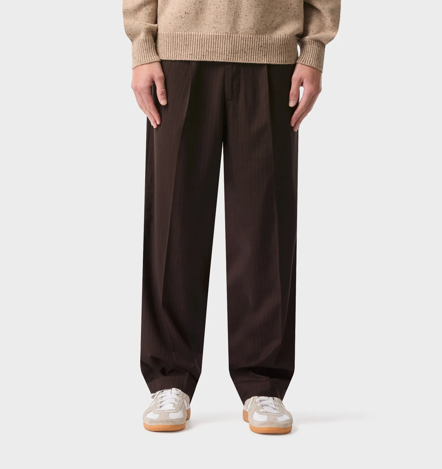 Winston Pant - Brown Stripe sold by I Love Ugly