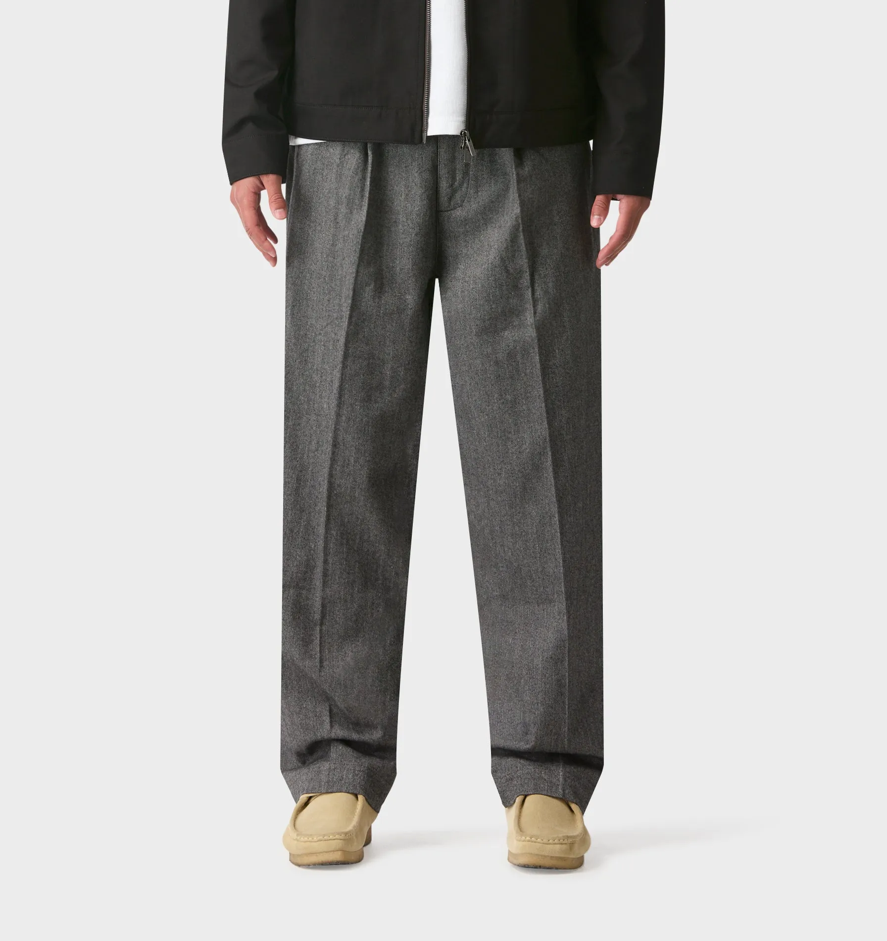 Winston Pant - Grey Herringbone sold by I Love Ugly