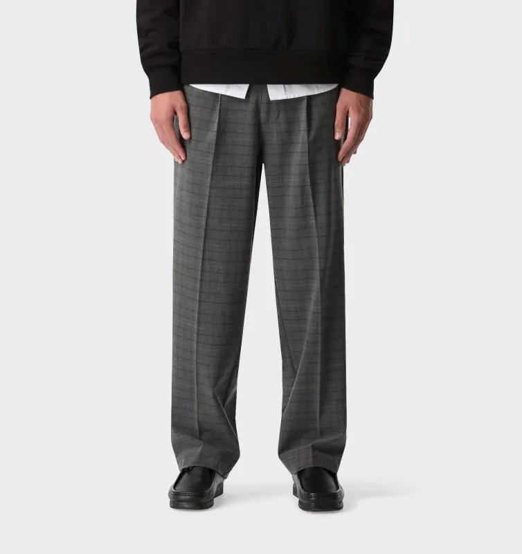 Winston Pant - Dark Grey Check made by I Love Ugly