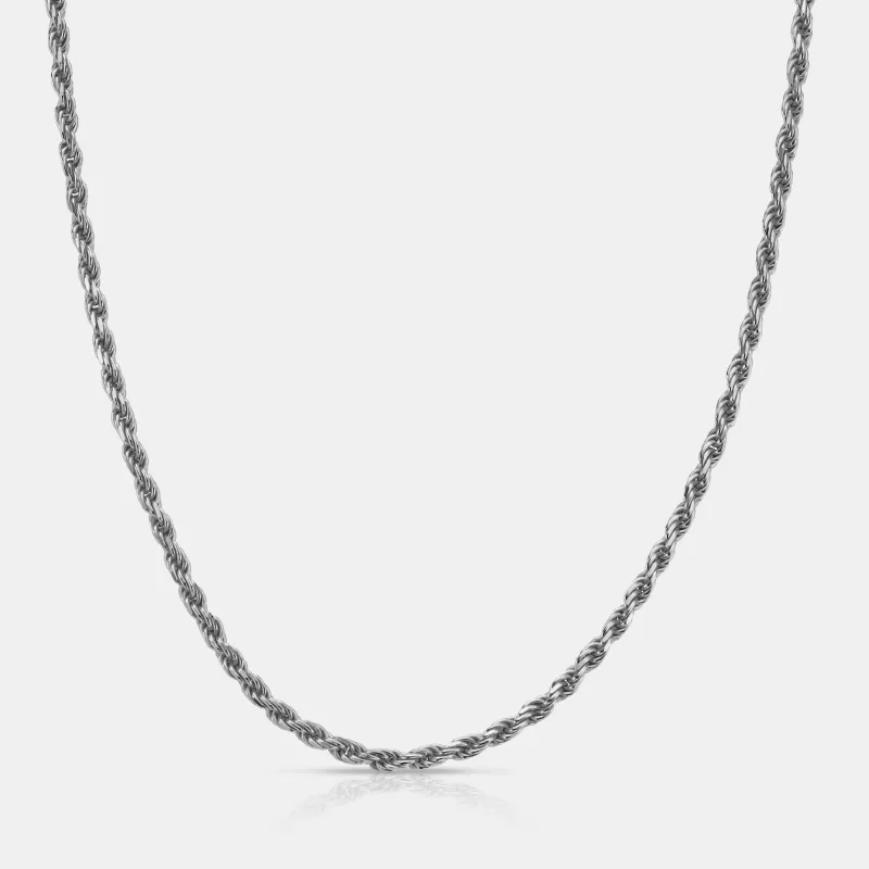 Rope (Silver) 3mm | Sterling Silver sold by Craftd London