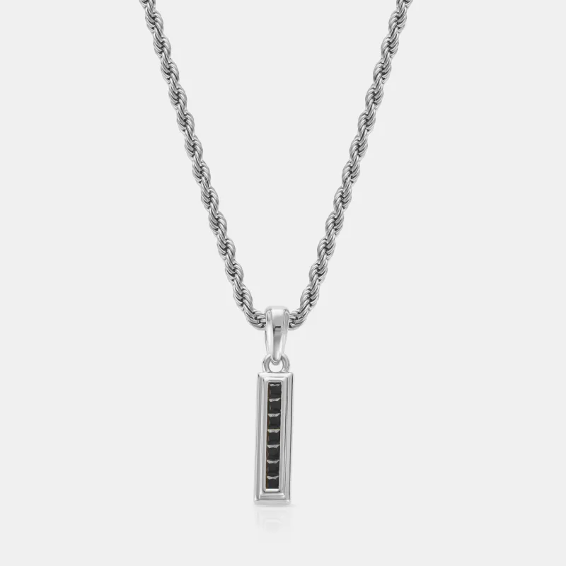 Mini Onyx Stone Totem (Silver) made by Craftd London