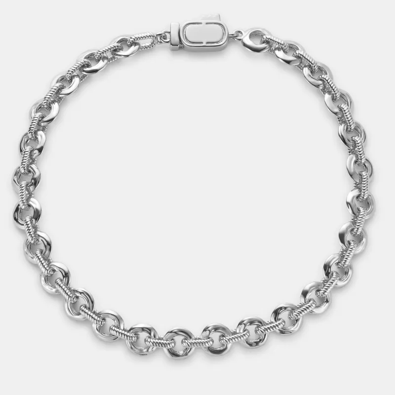 Melted Link Bracelet (Silver) sold by Craftd London