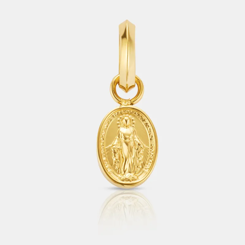 Mini Virgin Mary (Gold) sold by Craftd London