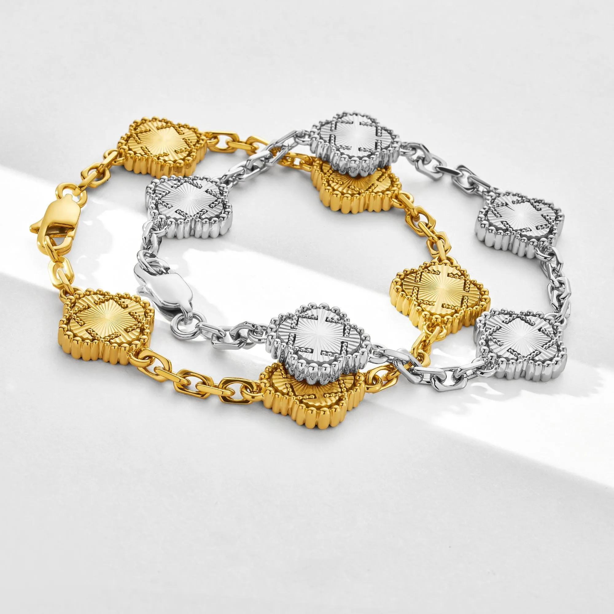 Clover Bracelet (Gold) sold by Craftd London product image thumbnail 3