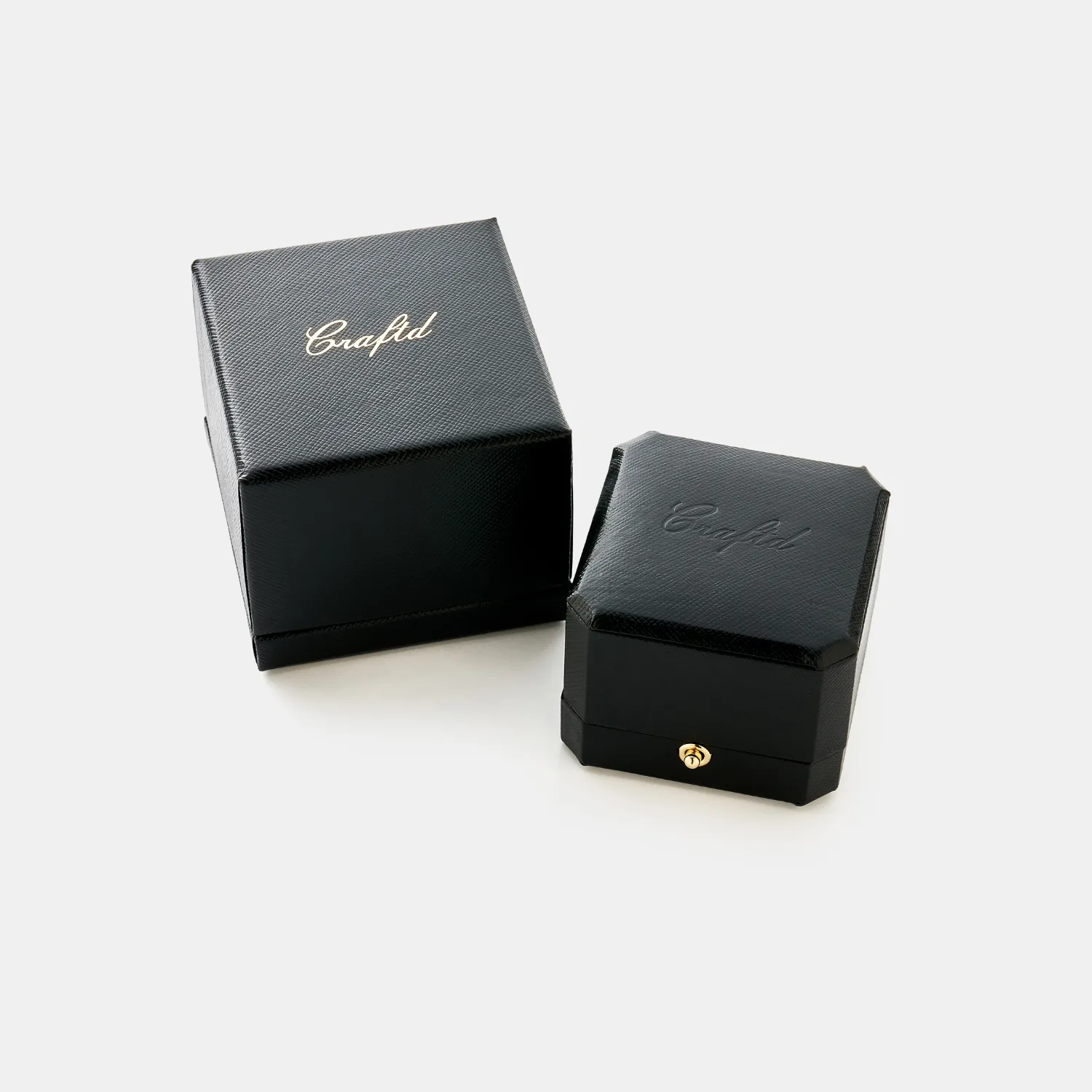 Bevelled Ring (Black) 8mm | Sterling Silver sold by Craftd London product image thumbnail 4