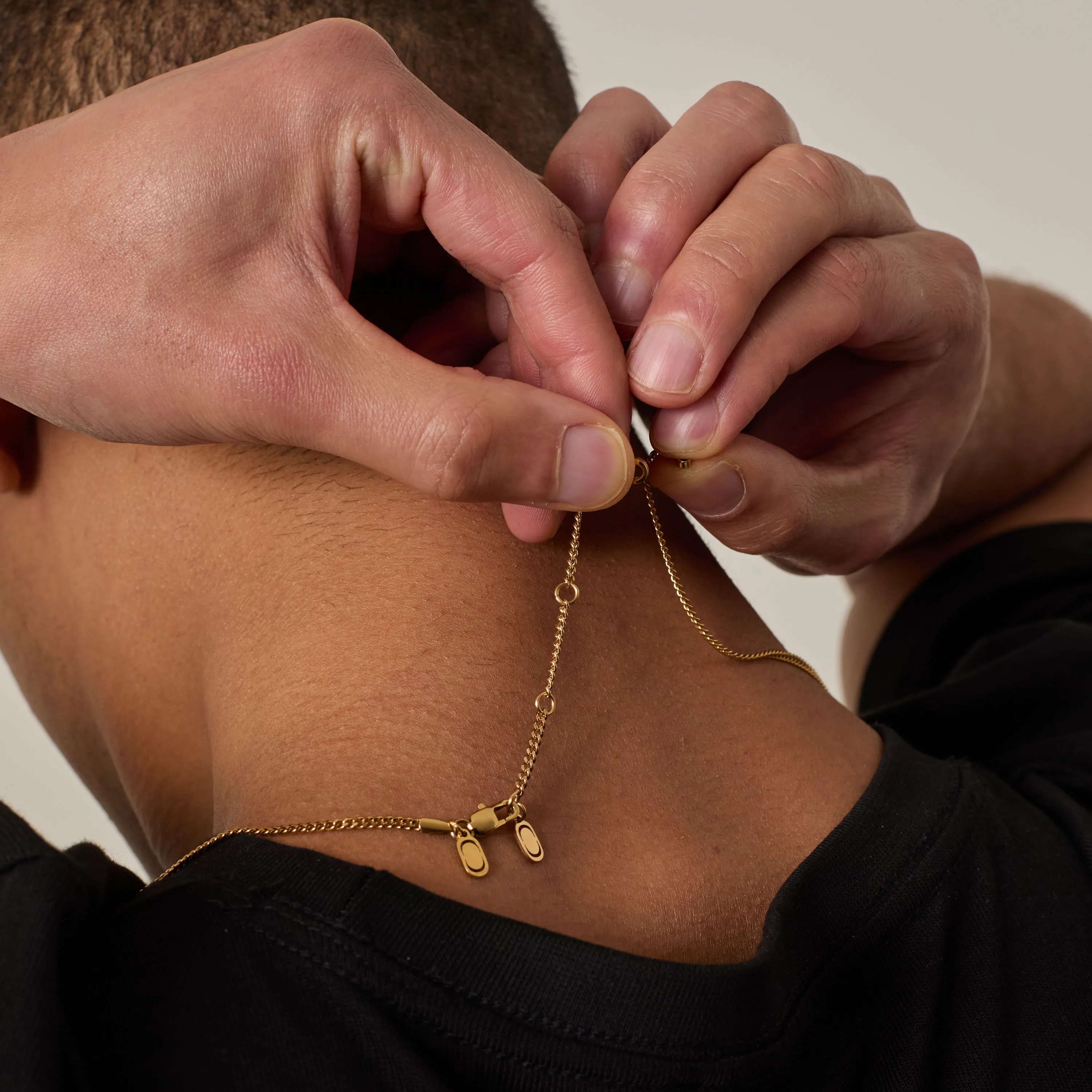 3" Chain Extender (Gold) sold by Craftd London product image thumbnail 4