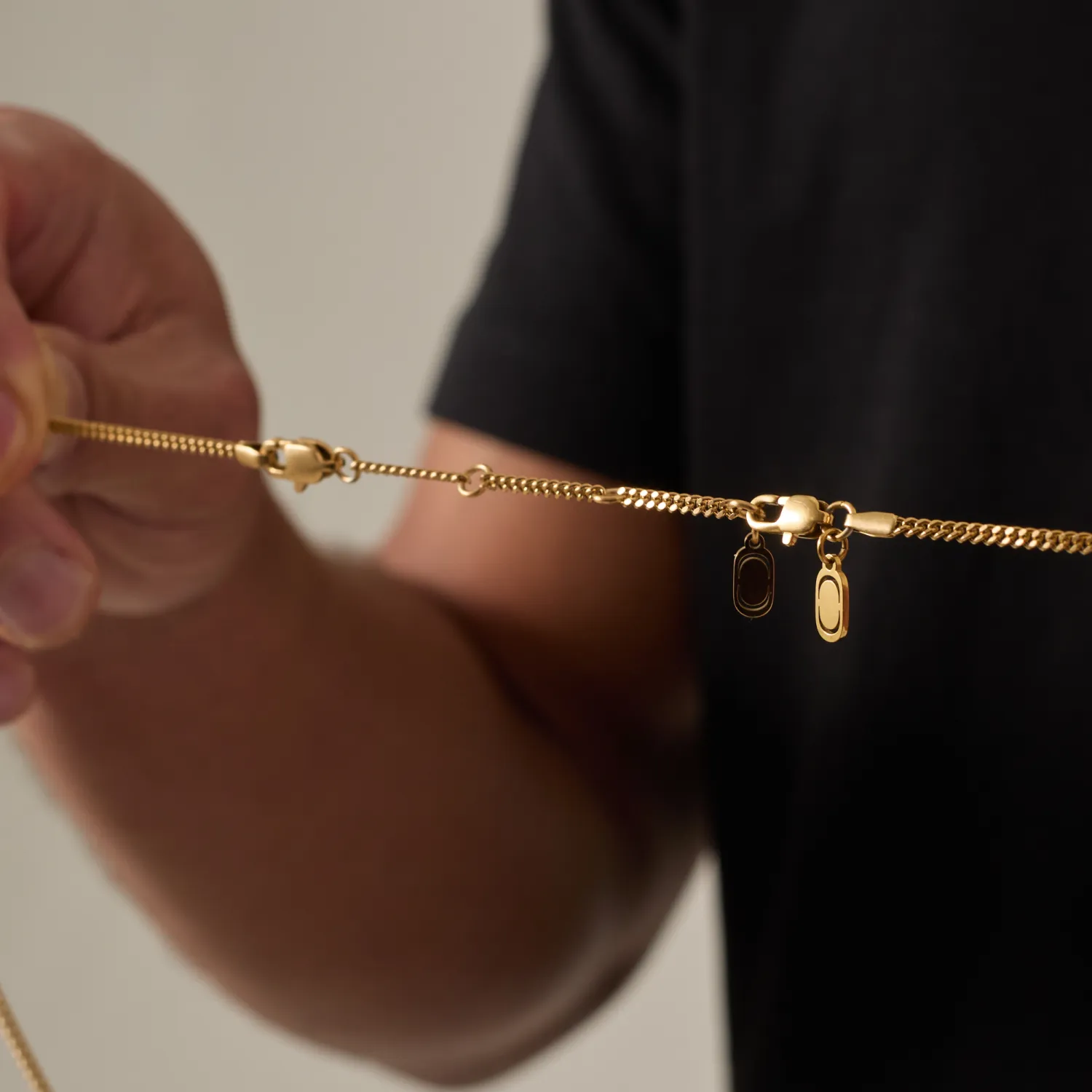 3" Chain Extender (Gold) sold by Craftd London product image thumbnail 2