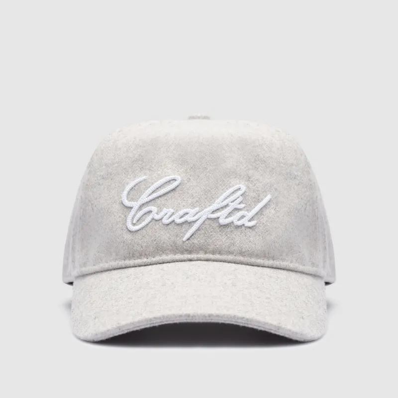 Wool Signature Cap (Grey) sold by Craftd London