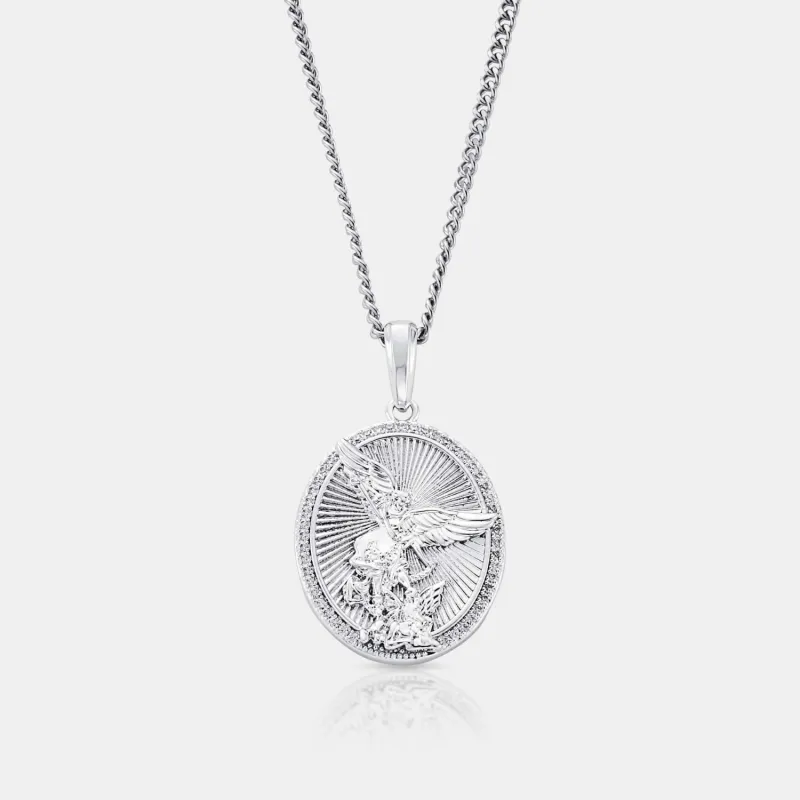 Iced St Michael (Silver) sold by Craftd London