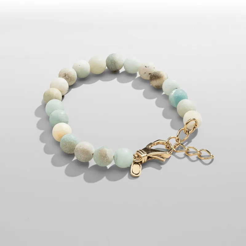 Ocean Beaded Bracelet 8mm sold by Craftd London