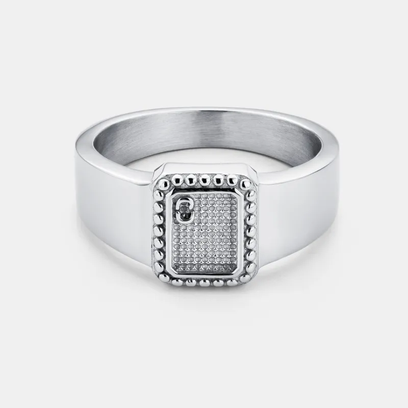 Royal Signet Ring (Silver) sold by Craftd London