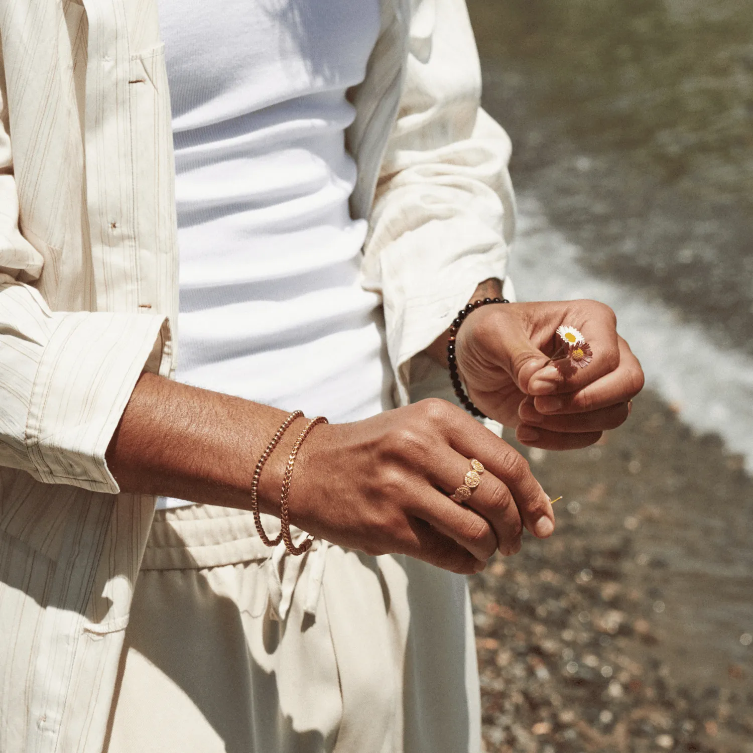 Saint Benedict Band Ring (Gold) sold by Craftd London product image thumbnail 4
