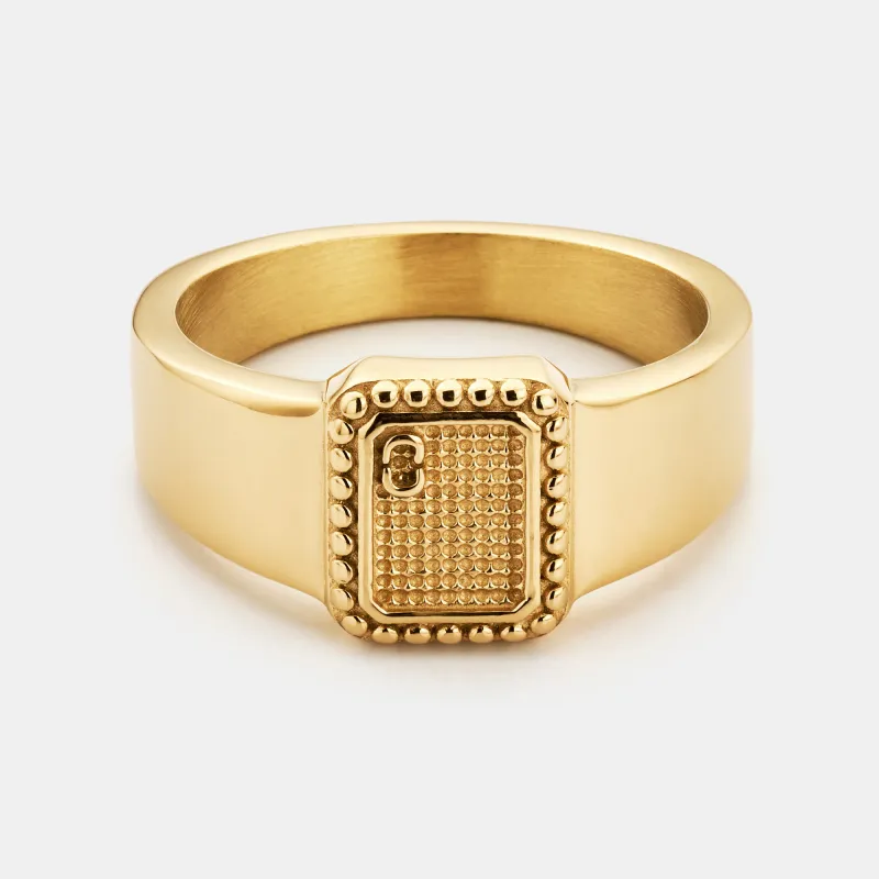 Royal Signet Ring (Gold) sold by Craftd London